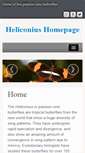 Mobile Screenshot of heliconius.org