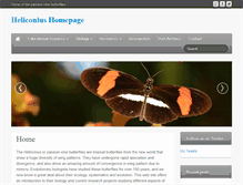 Tablet Screenshot of heliconius.org